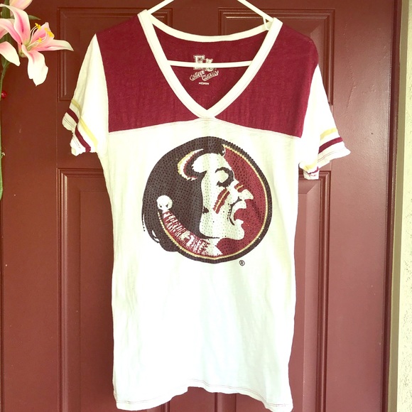 E5 College Classics Florida State T-shirt D1 - Picture 1 of 8